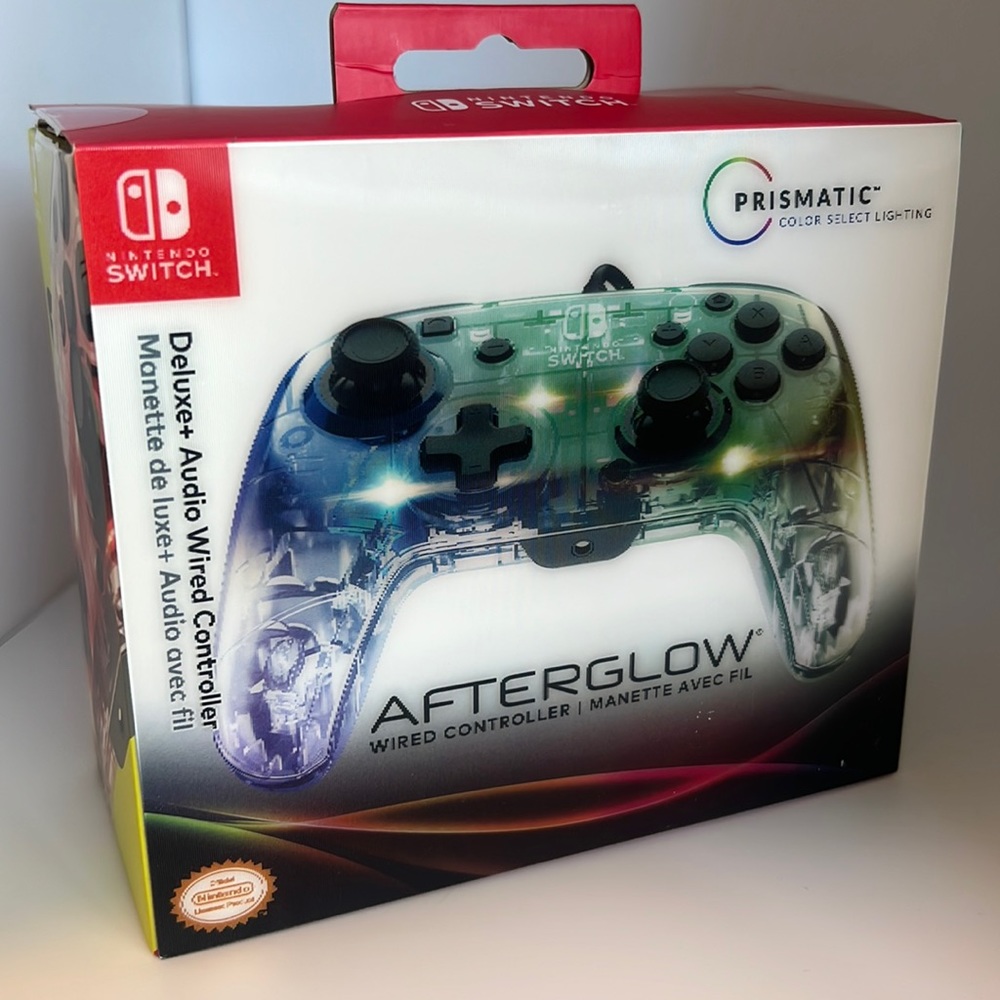 Nintendo Switch Afterglow Wired Controller - Multicolor